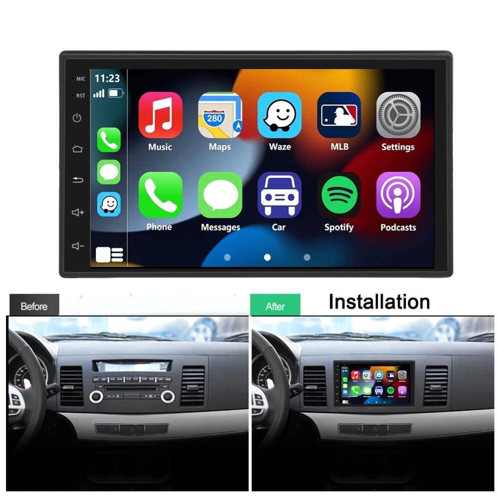 ACODO Android Car Player 7 inch Wireless Carplay Auto Radio With WiFi Bluetooth FM Navigation Autoradio Stereo