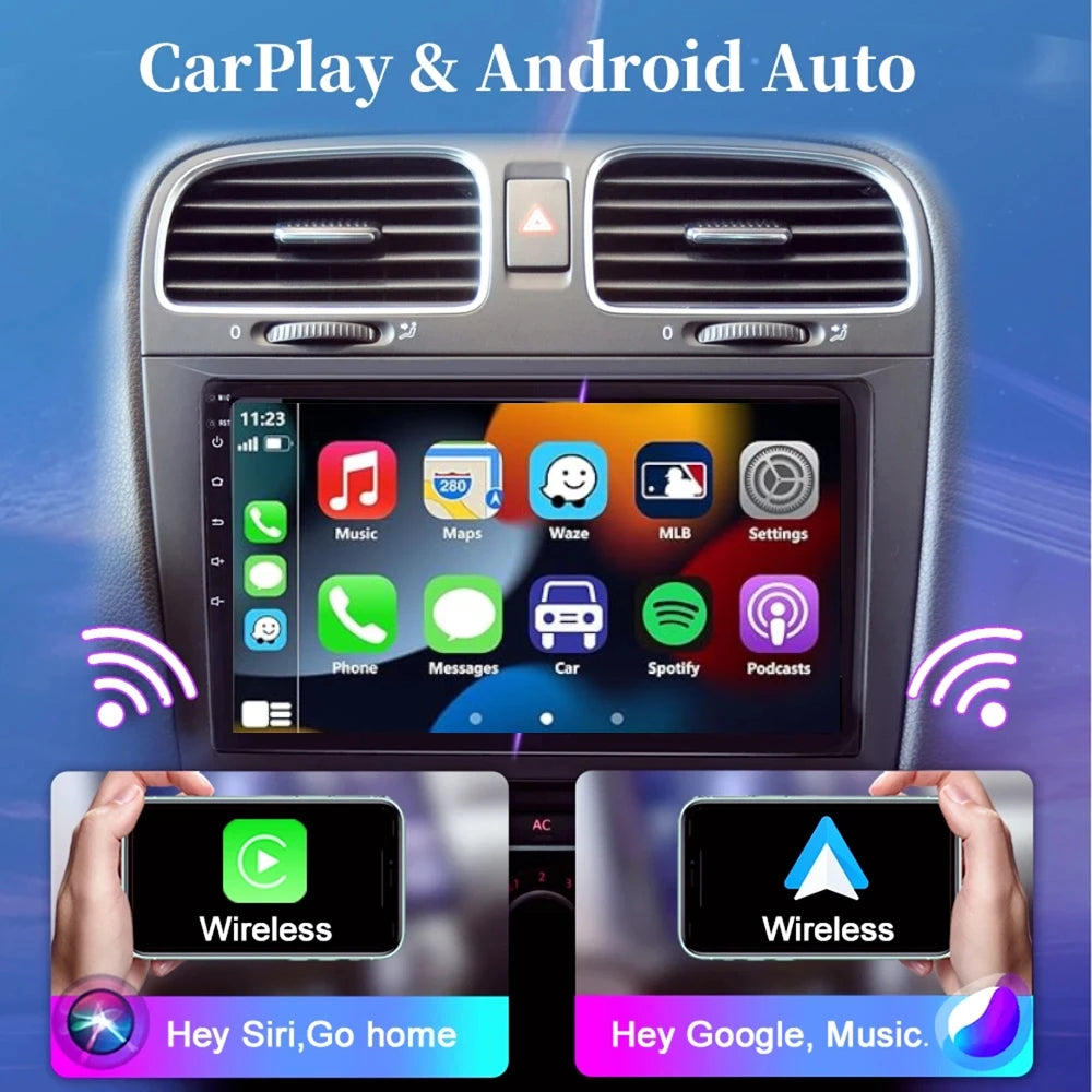 ACODO Android Car Player 7 inch Wireless Carplay Auto Radio With WiFi Bluetooth FM Navigation Autoradio Stereo