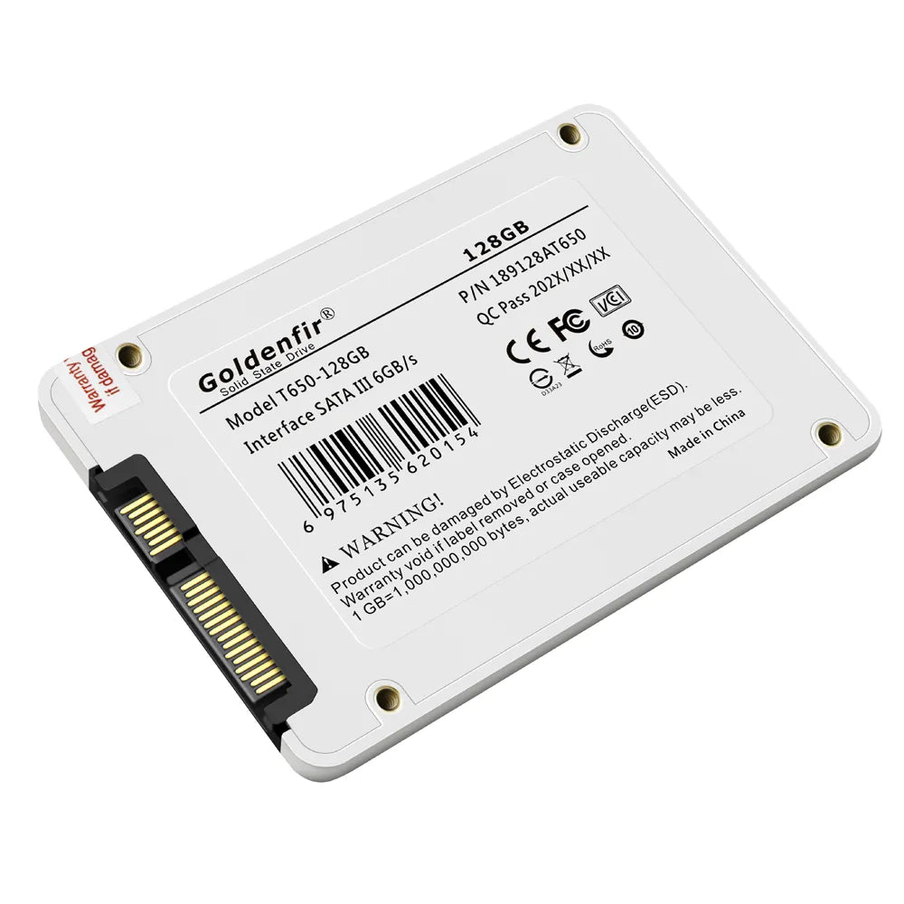 Disque Dur SSD 2,5'' interne ordinateur portable et bureau  128Go/256Go/512Go/1To